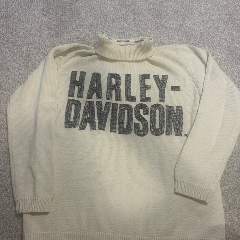 Harley-Davidson Cream Sweater